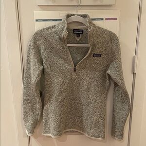 Patagonia Heathered Gray Fleece Pullover